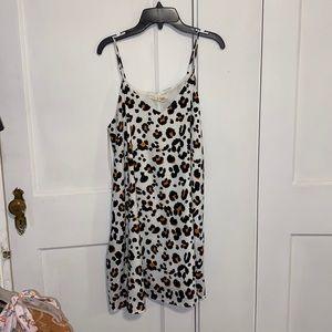 cheetah print dress